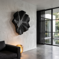 Contemporary Wood Wall Sculpture With Botanical Relief Design For Living Room And Hallway - view 4