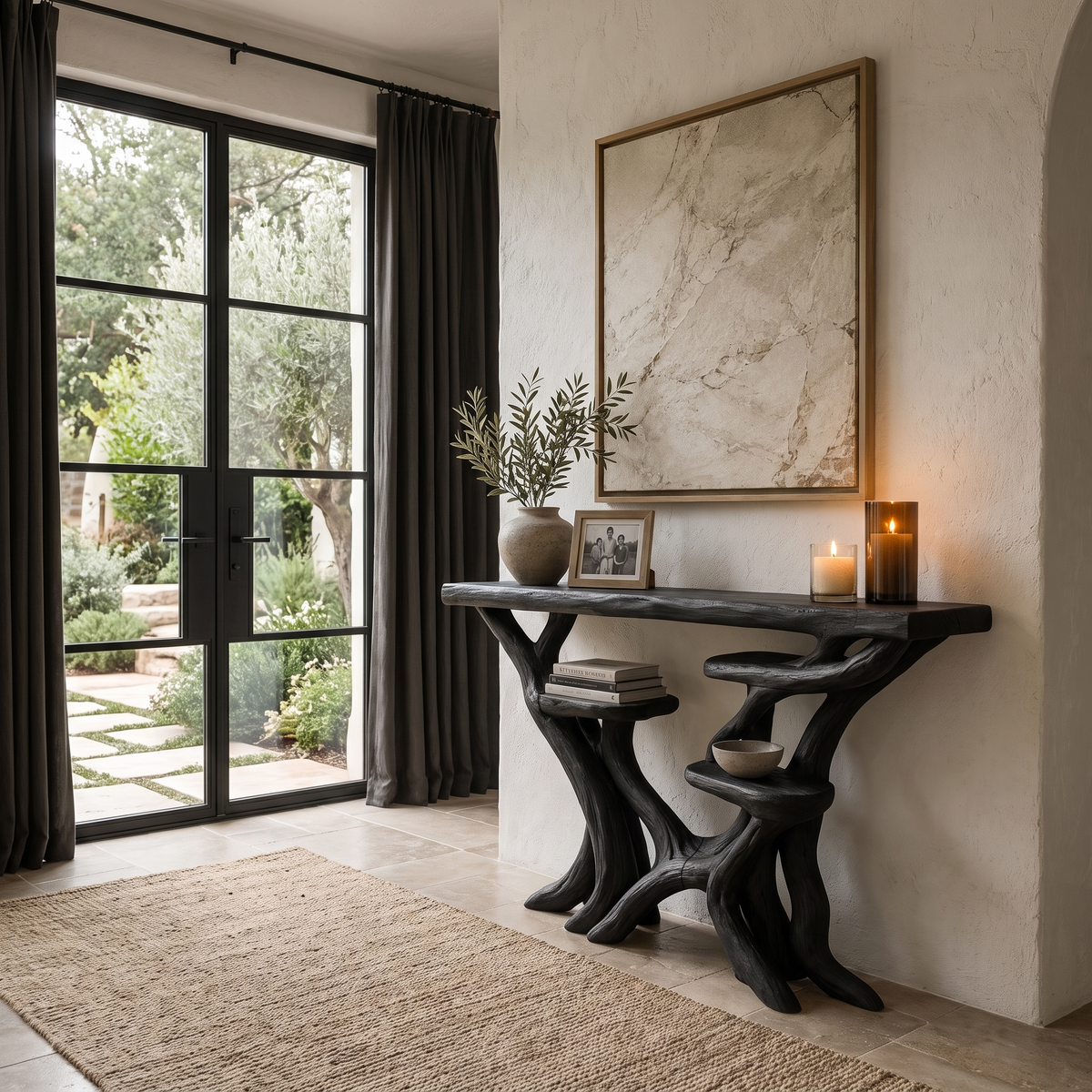 Artisan Tree Branch Console Table For Entryway And Living Room - view 4