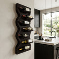 Contemporary Wooden Wine Rack For Dining Room Wall Storage - view 4