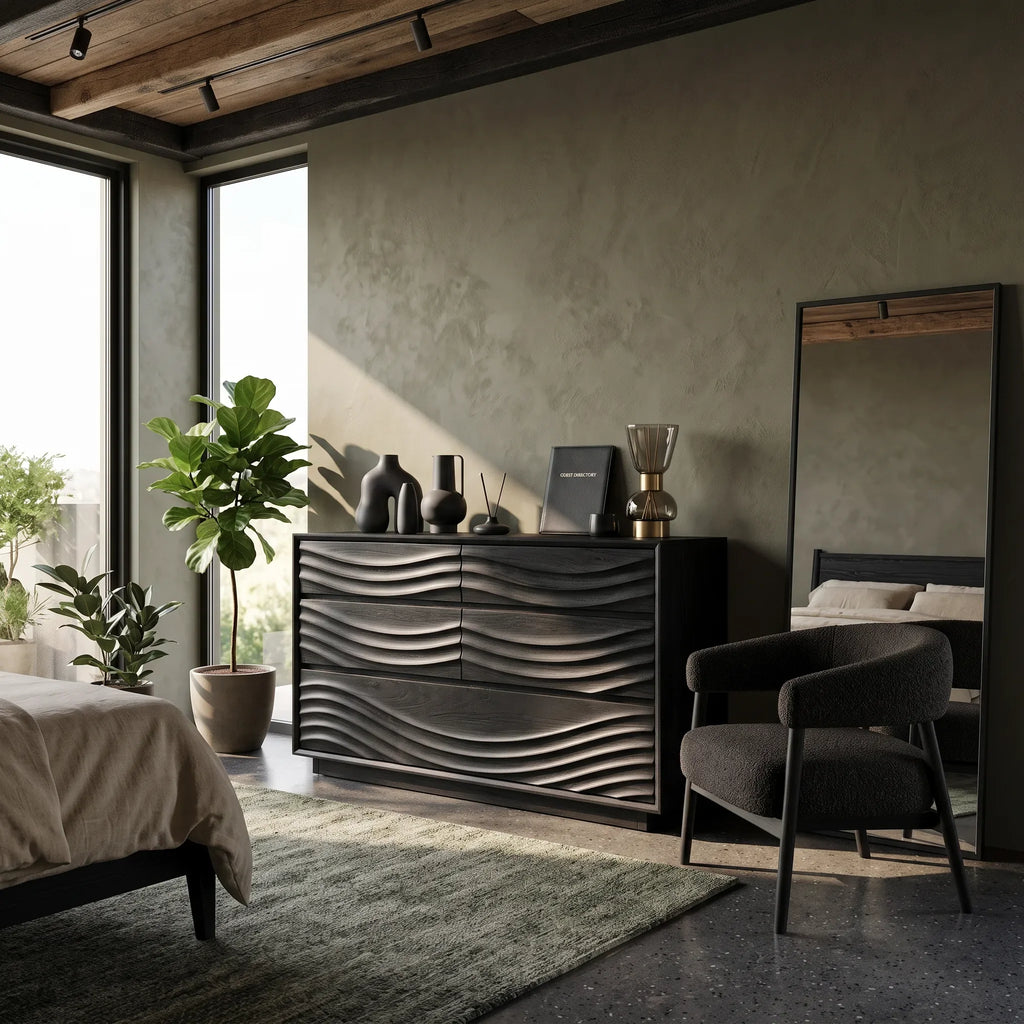 Contemporary Ripple Nursery Dresser For Baby Room - view 4