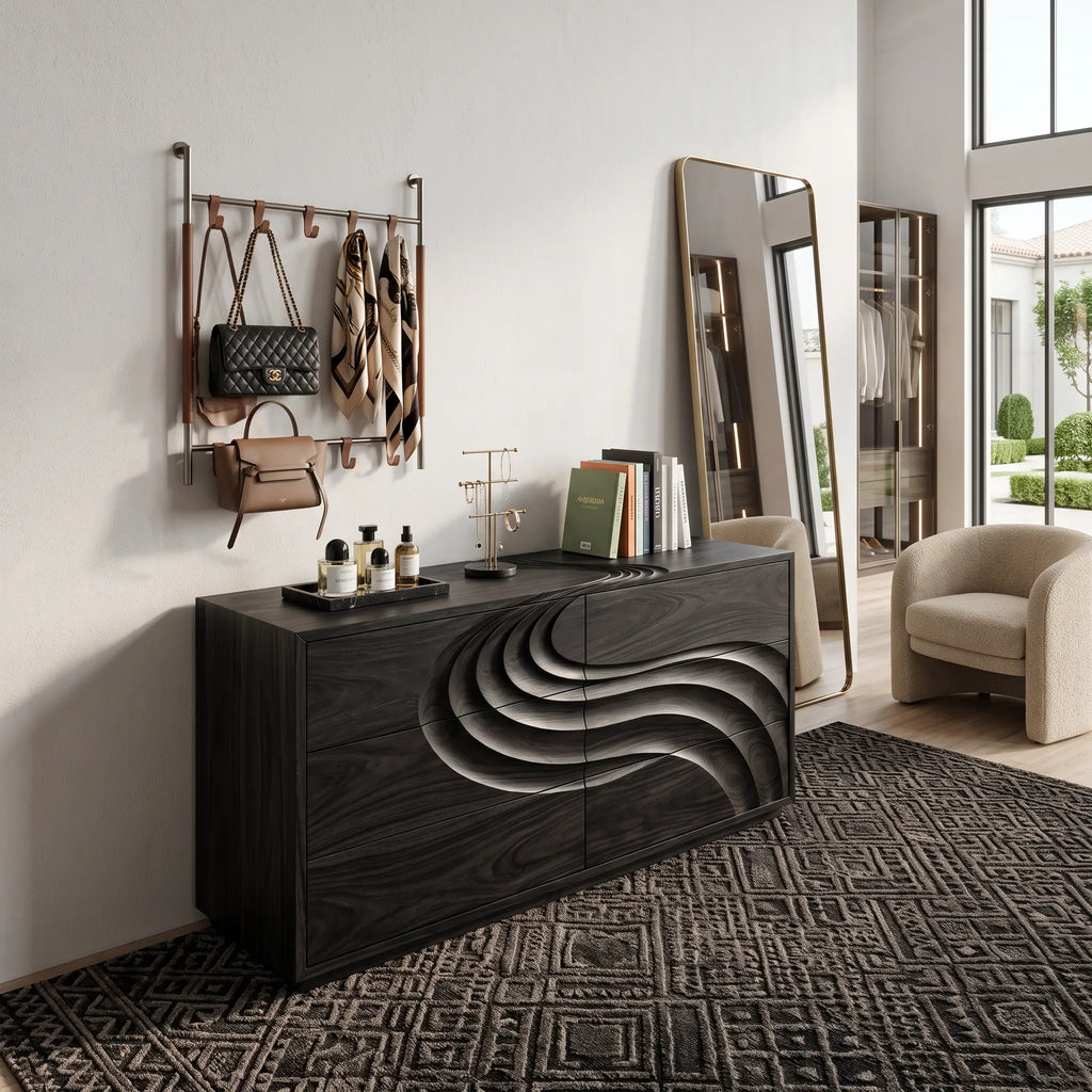 Contemporary Flow Dresser Drawer For Modern Bedroom - view 4