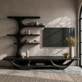 Contemporary Tree Form TV Console For Living Room Decor - view 4