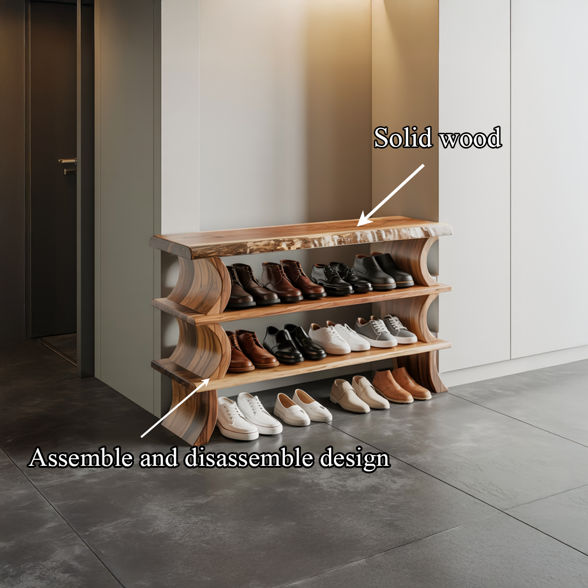 Contemporary Flow Shoe Bench Entryway And Mudroom