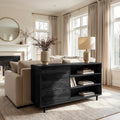 Elegant Natural Wood Console Table For Small Living Room - view 4