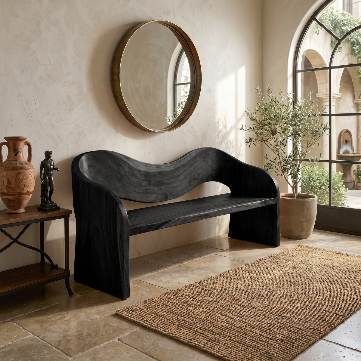Contemporary Accent Bench Modern Residence - view 4