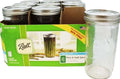 Ball Wide Mouth Glass Mason Jars 24 Oz 9 Pack - 65500
