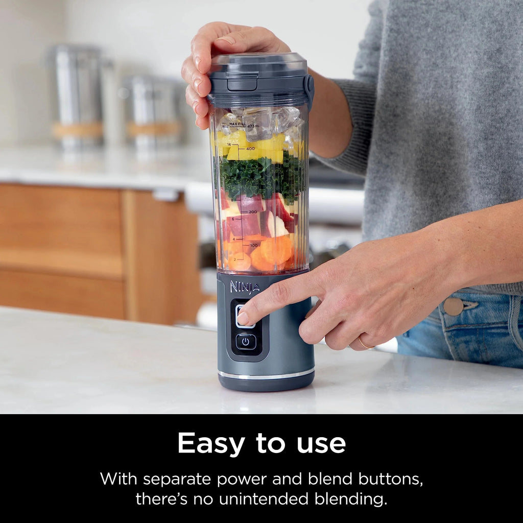 Ninja Blast Portable Personal Blender, Cordless, 18 oz, Metallic Purple - BC151PL