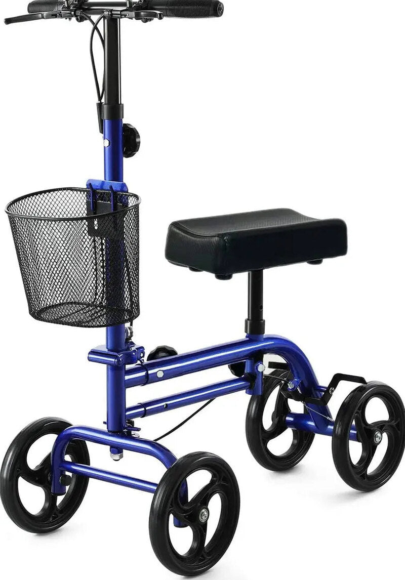 RINKMO Lightweight Steerable Knee Scooter With 8-Inch PVC Wheels