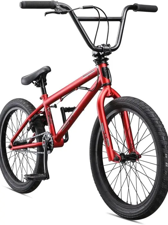 Legion Kids BMX Bike - Freestyle, Hi-Ten Steel Frame, Micro Drive Gearing, 16-20 Wheels, Silver