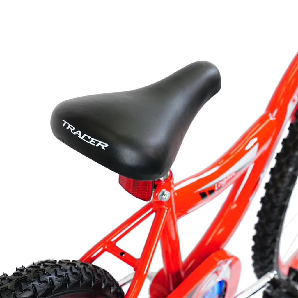 TRACER Logan 20 In Hi-Ten Steel Framed Freestyle BMX Beginners Bike, Red - Logan
