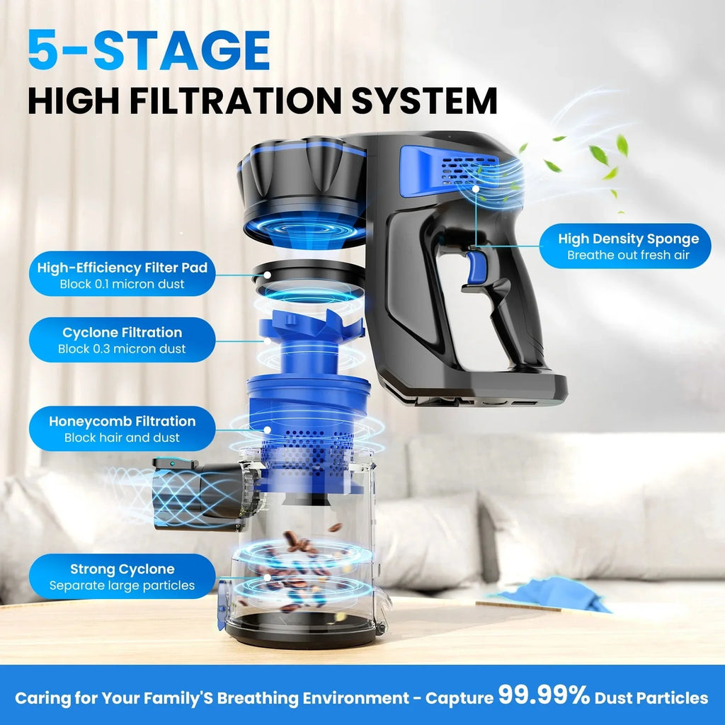 INSE 6-in-1 Cordless Stick Vacuum - V770
