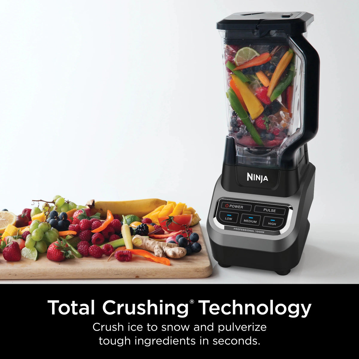 Ninja Professional Blender 1000W, Black, 72 oz - BL610