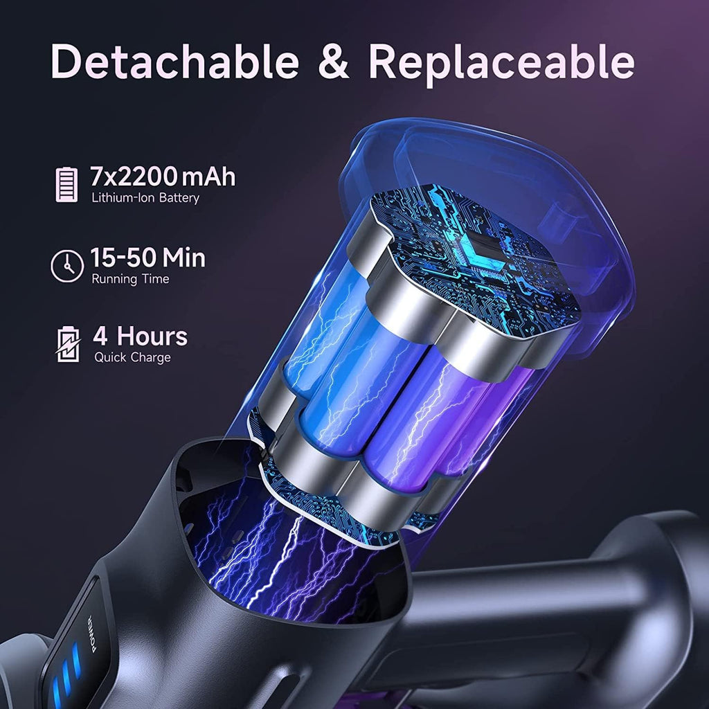 Lubluelu Cordless Stick Vacuum Cleaner With 235W Brushless Motor
