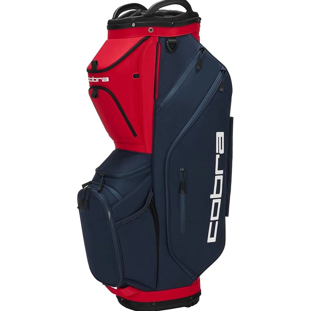 COBRA Ultralight Pro Cart Golf Bag, Club Navy/Strong Red - 14 Dividers