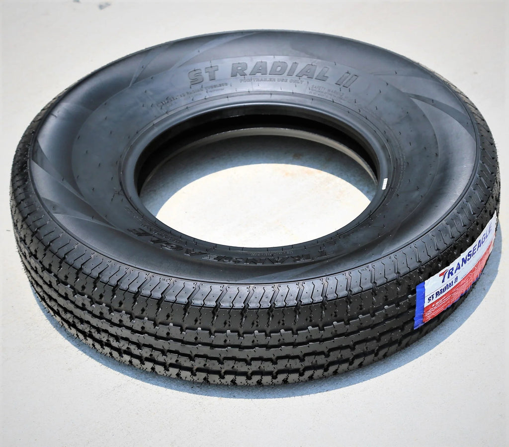 Transeagle ST Radial II Steel Belted Trailer Tires, ST205/75R15 107/102L Load Range D 8 Ply - Pair of 2