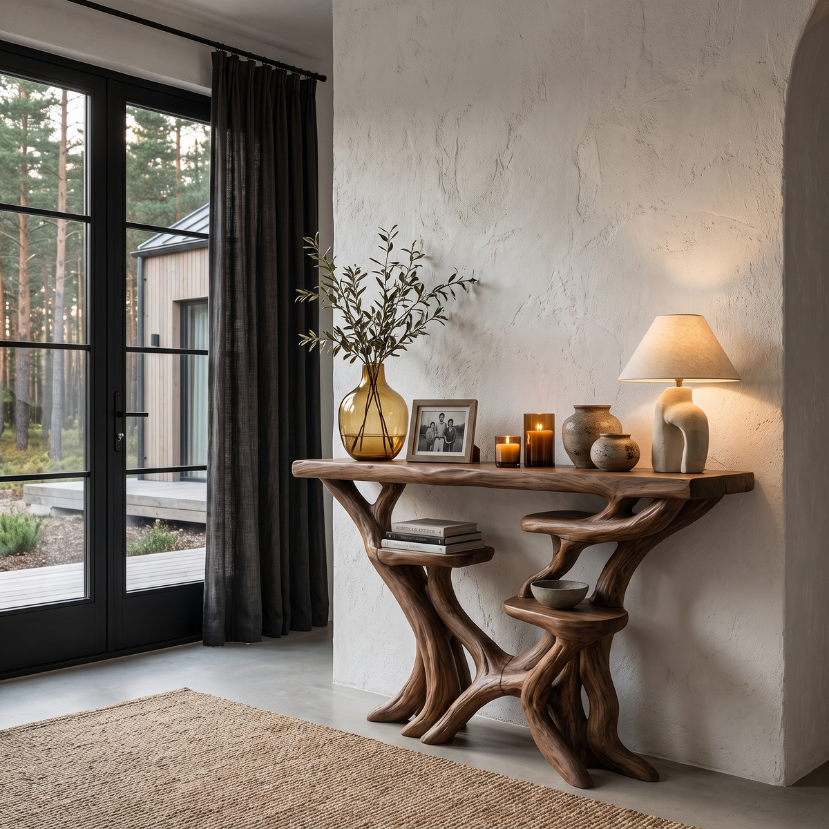 Artisan Tree Branch Console Table For Entryway And Living Room - view 7