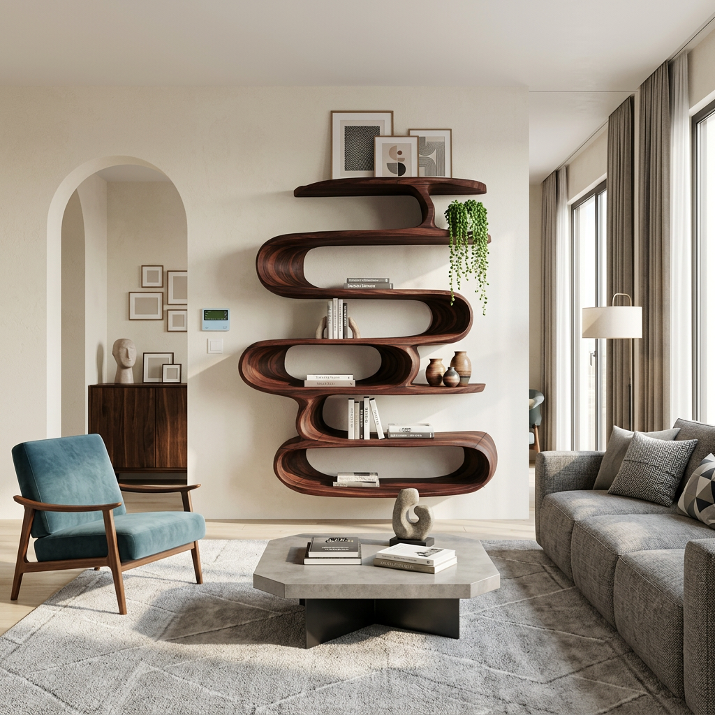 Elegant Wall-Mounted Shelf For Modern Home Decor - view 7