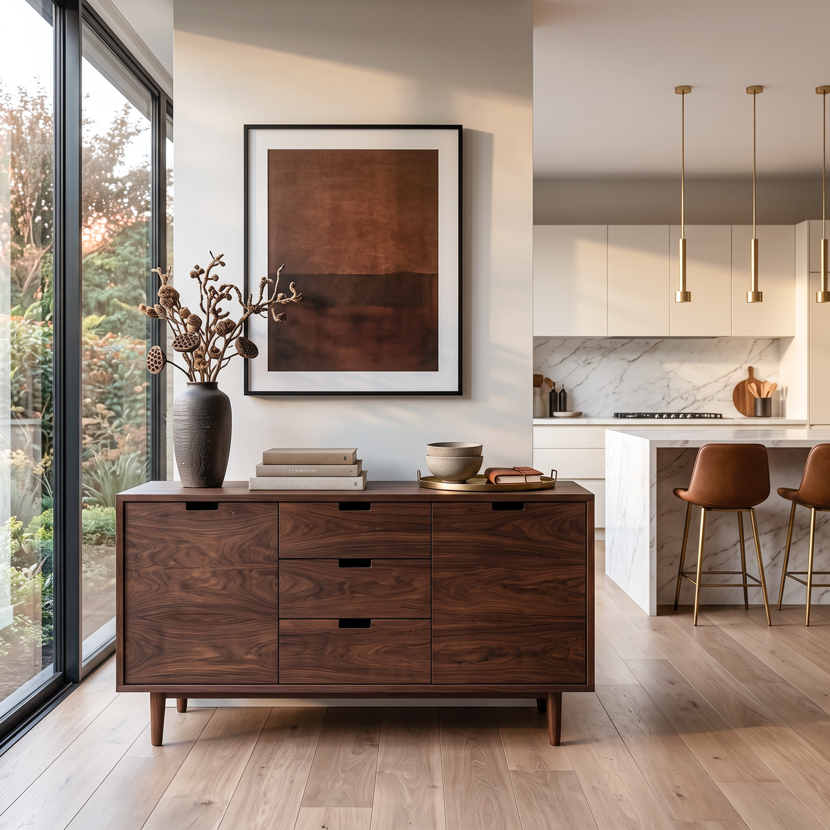 Contemporary Wooden Sideboard For Modern Living Room - view 7