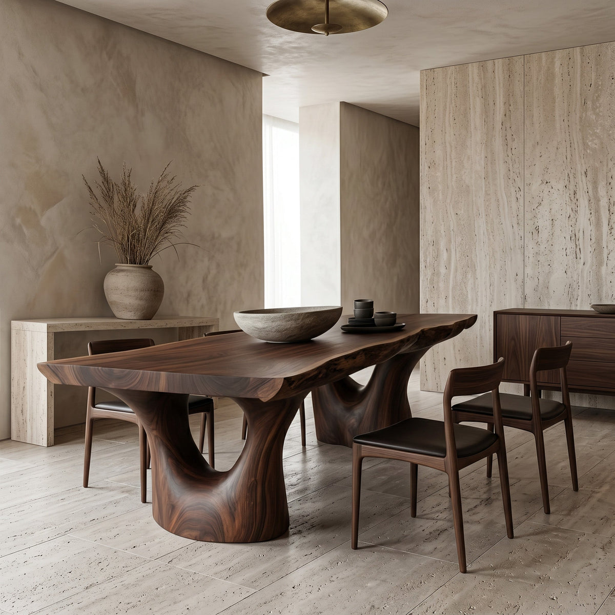 Elegant Sculptural Dining Table For Dining Room - view 7