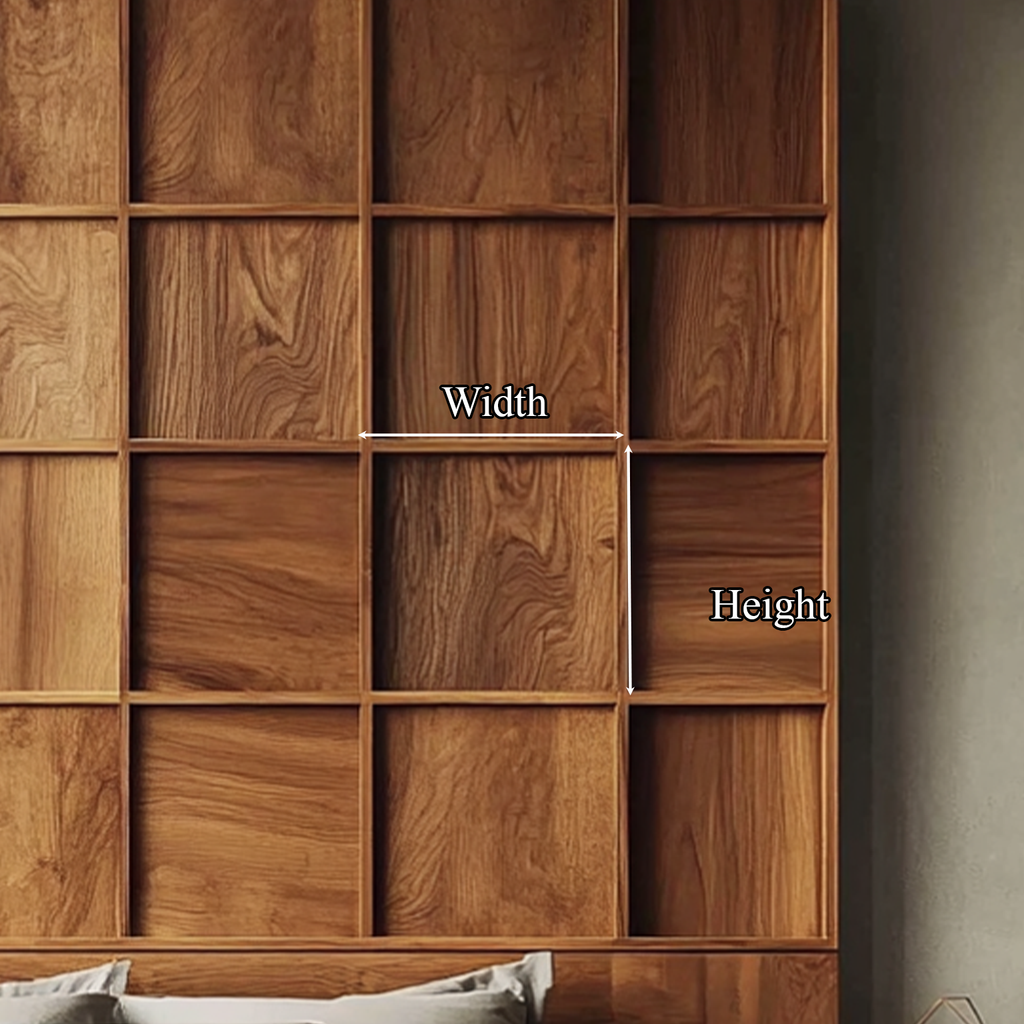 Custom Headboard Panels Solid Wood Wall Decor Bed Room Gift - view 4