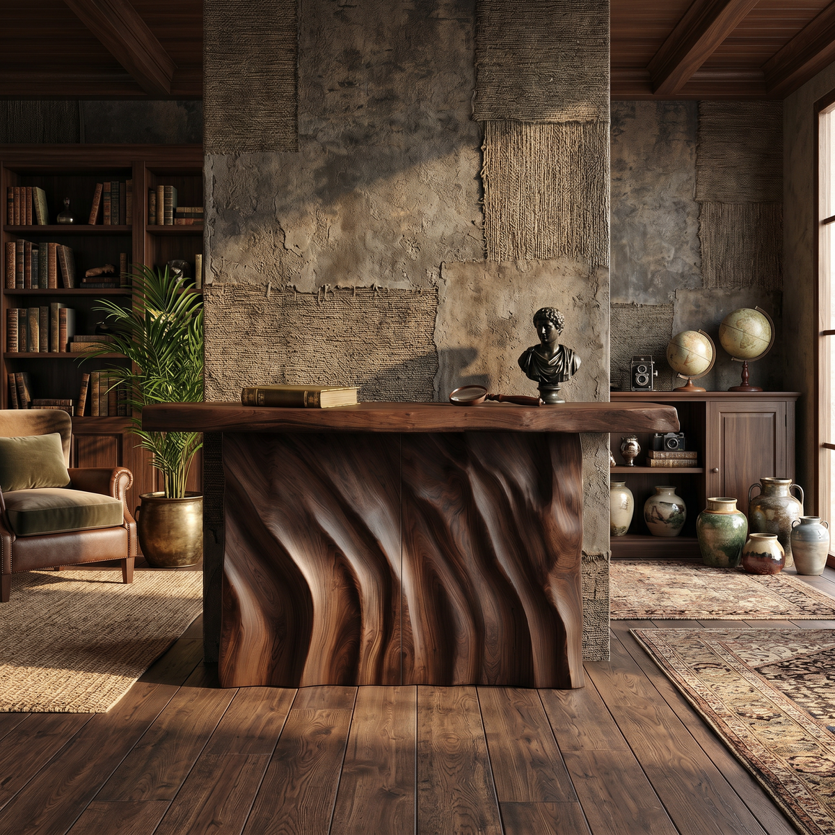 Contemporary Live Form Hall Table For Penthouse Interior Space - view 7