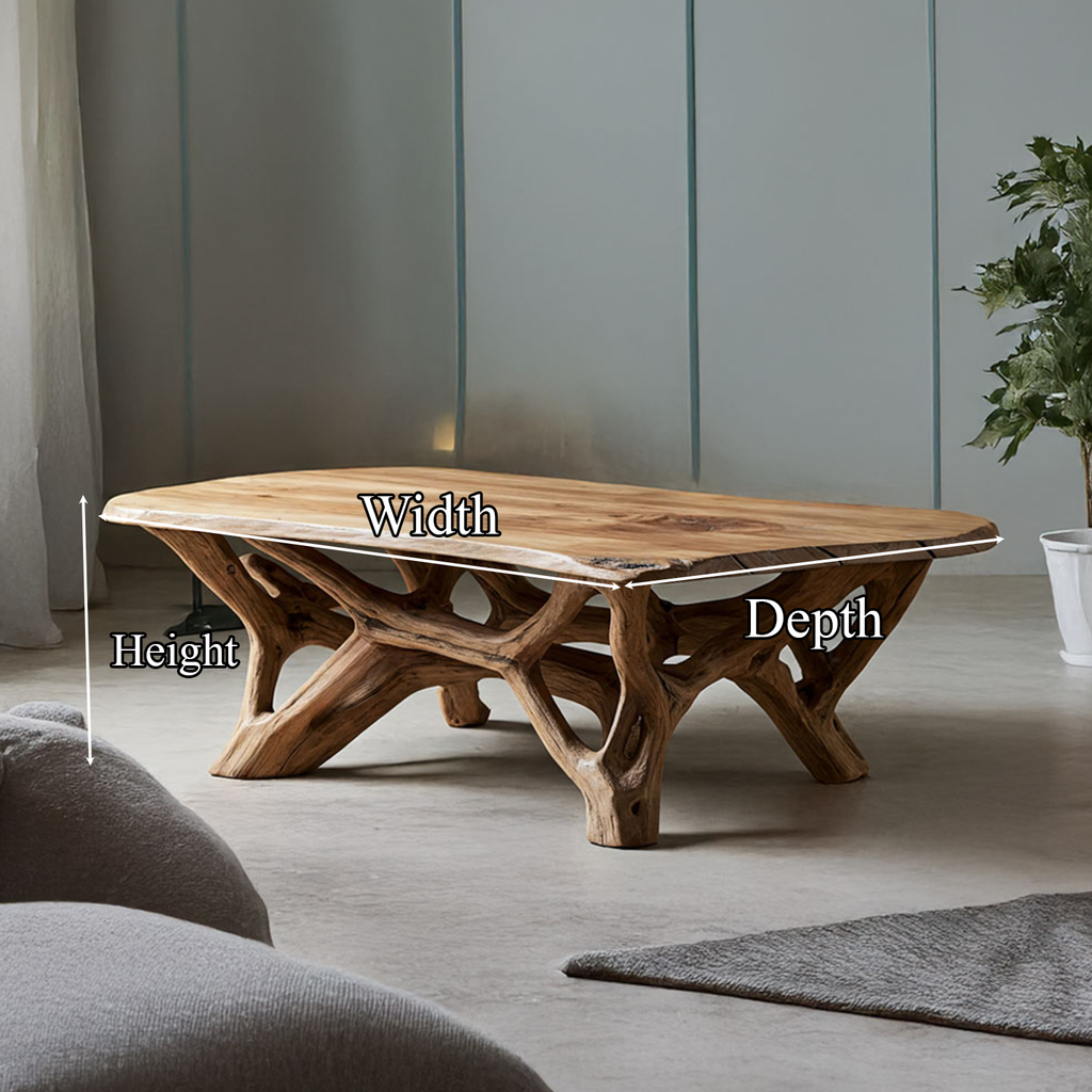 Coffee Table Solid Wood Scandinavian Minimalist Gift - view 5