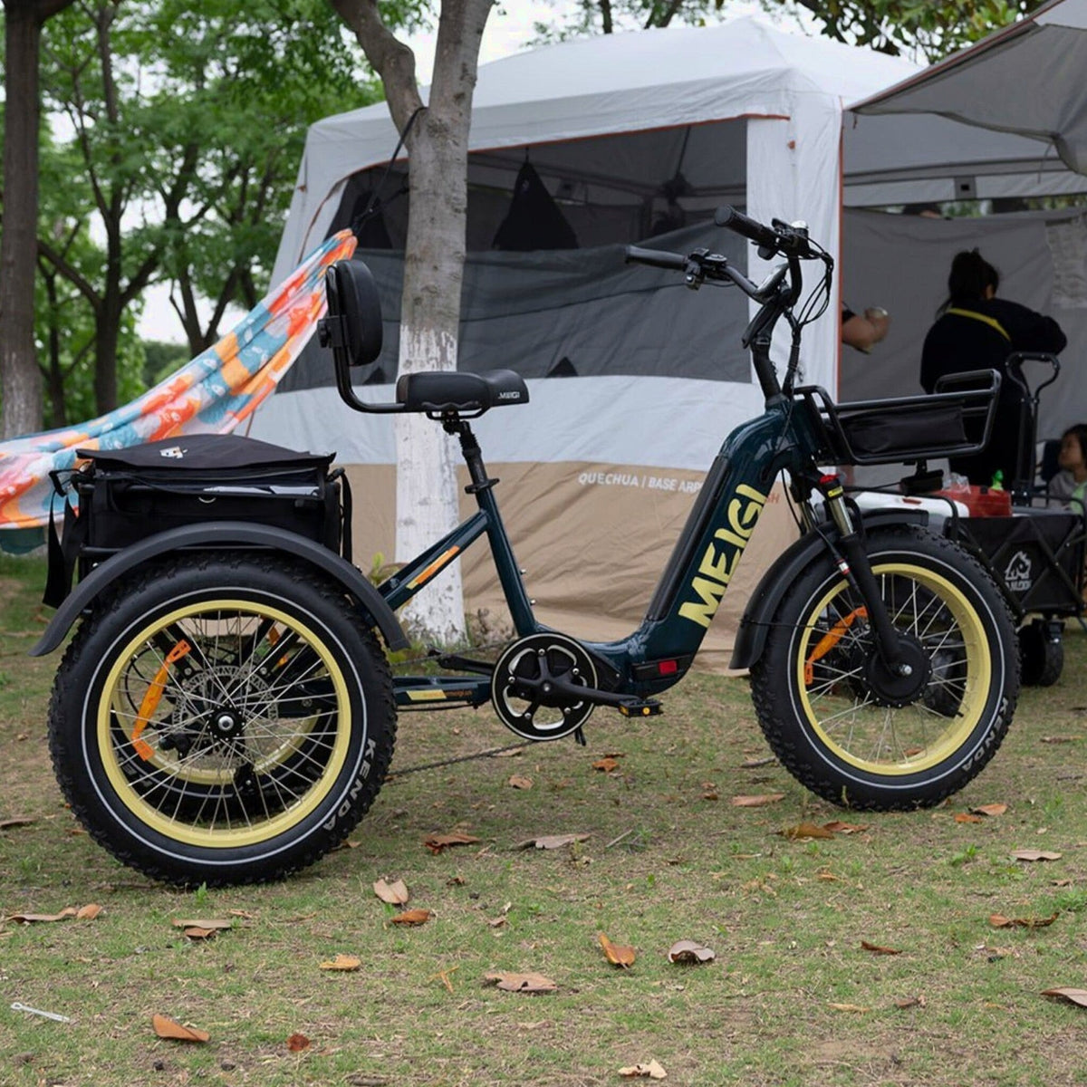 DWMEIGI Silverado 20 Foldable Fat Tire Electric Trike 48V/14AH 750W, 330LBS - MG2301