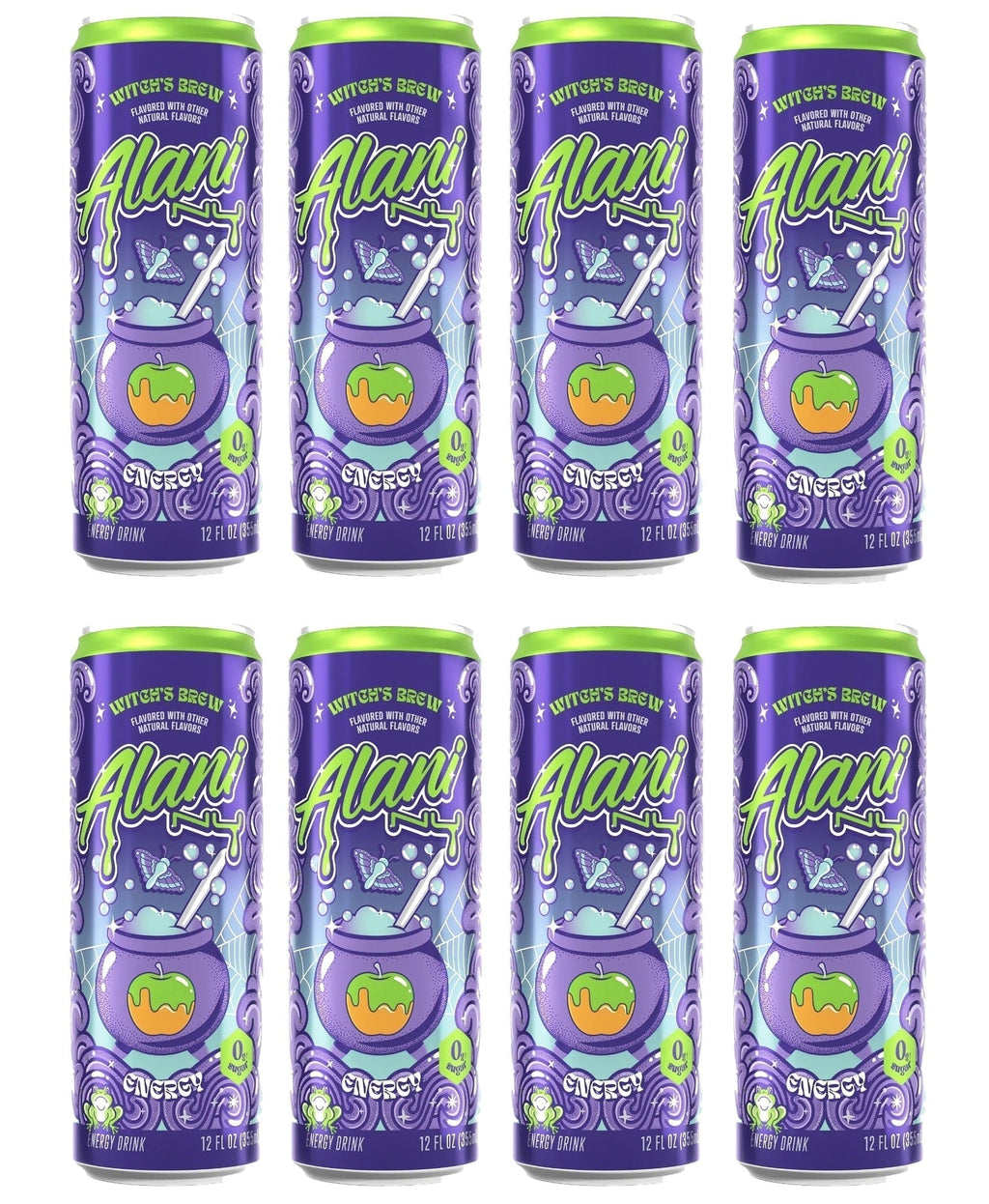 Sugar-Free Energy Drink, Witch's Brew, 12 Fl Oz, 8 Pack