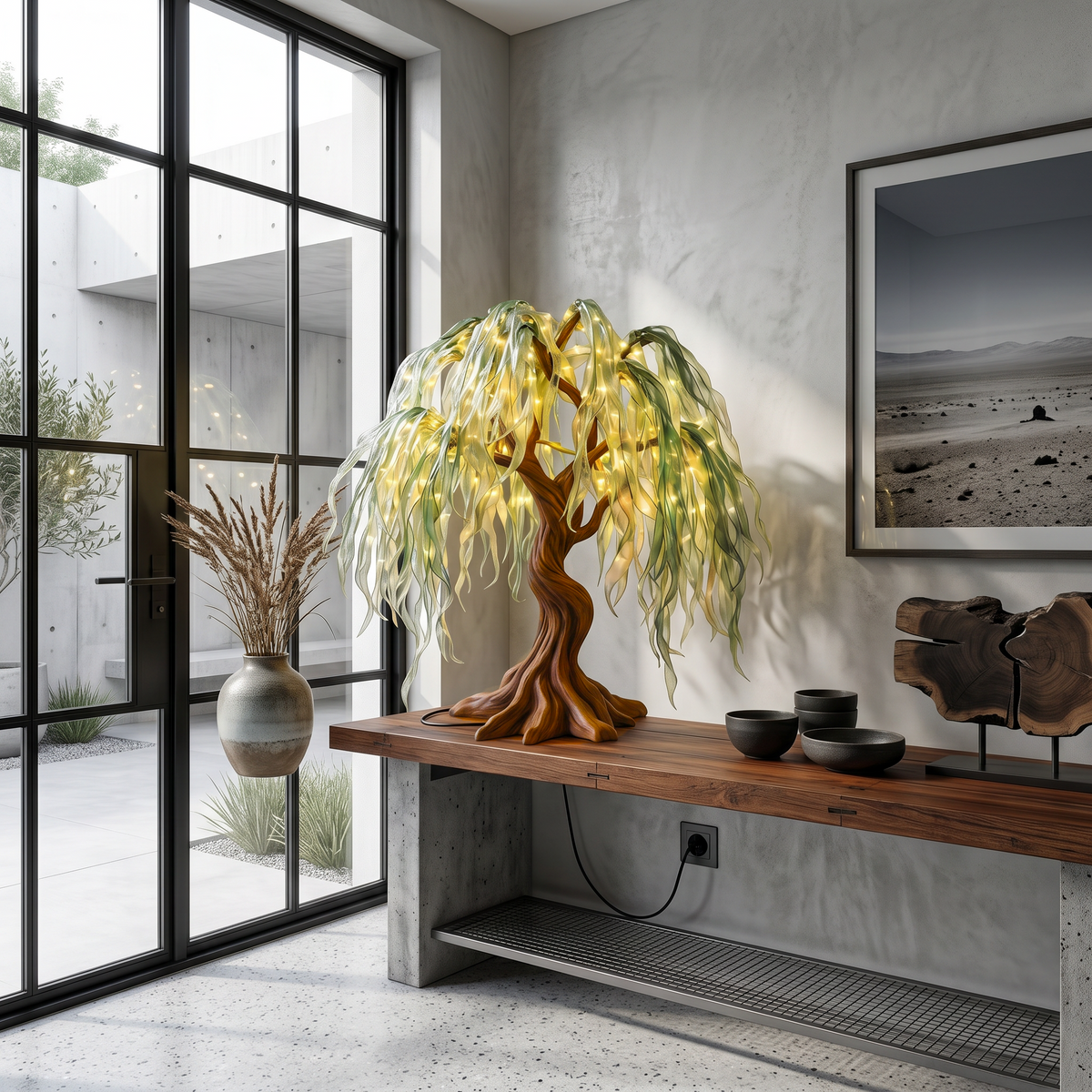 Coastal Decorative Tree Table Lamp For Bedroom - view 6