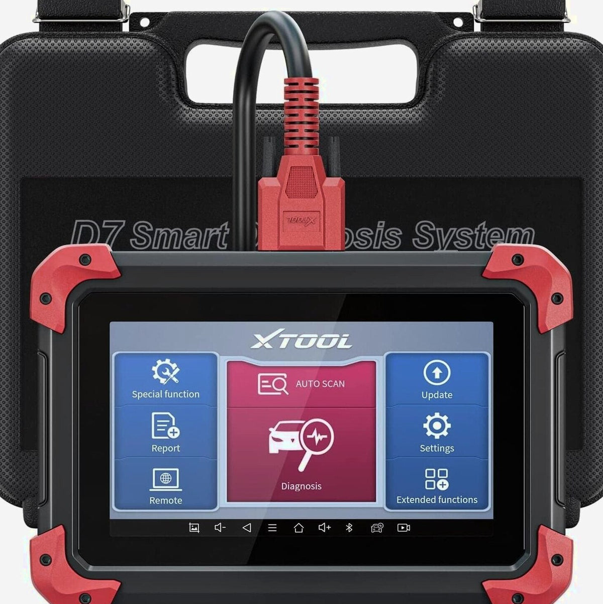 XTOOL Bidirectional Automotive Diagnostic Scanner With ECU Coding, Active Tests, Android 10 - D7