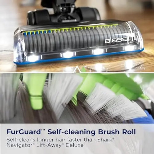 BISSELL Pet Hair Eraser Turbo Lift-Off Vacuum With Self-Cleaning Brush Roll And HEPA Filtration
