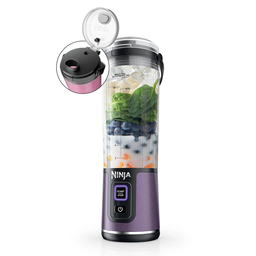 Ninja Blast Portable Personal Blender, Cordless, 18 oz, Metallic Purple - BC151PL