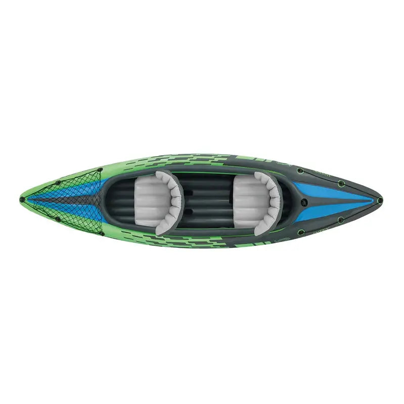 Intex Challenger K2 Inflatable 2-Person Recreational Kayak With Paddles And Hand Pump - 68306EP
