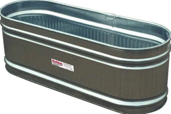 Galvanized Round-End Tank, 169-Gallon