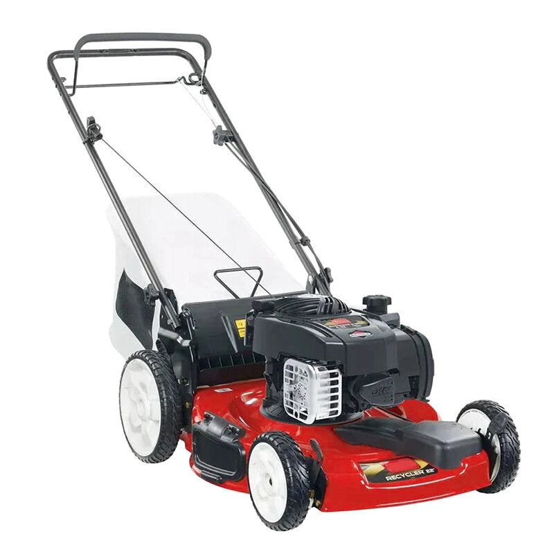 Briggs Stratton 22 in High Wheel Variable Speed Self-Propelled Gas Lawn Mower With Bagger