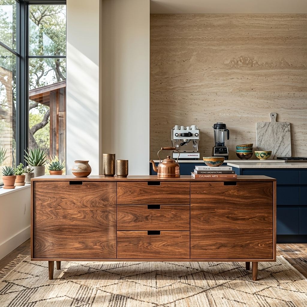Contemporary Wooden Sideboard For Modern Living Room - view 6