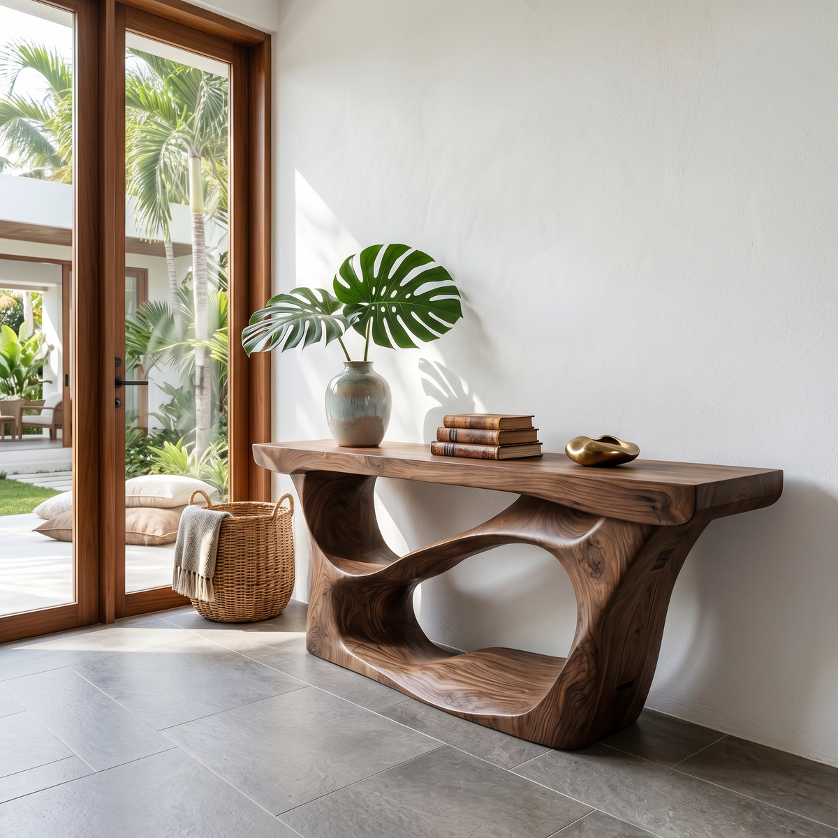 Farmhouse Accent Table Entryway Decor - view 6