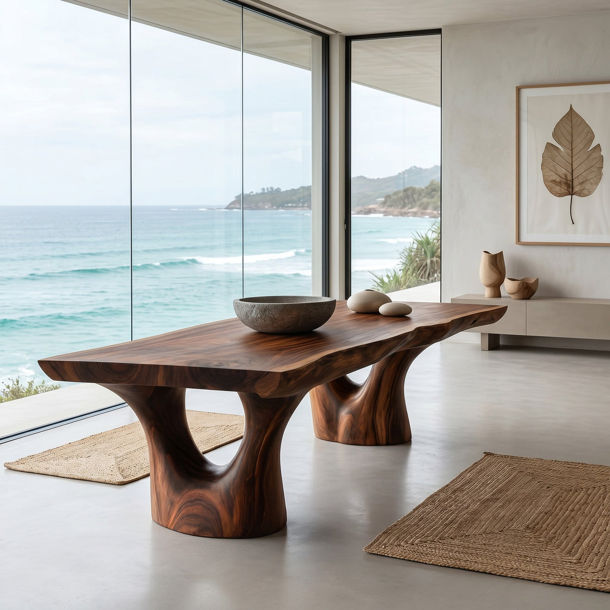 Elegant Sculptural Dining Table For Dining Room - view 6