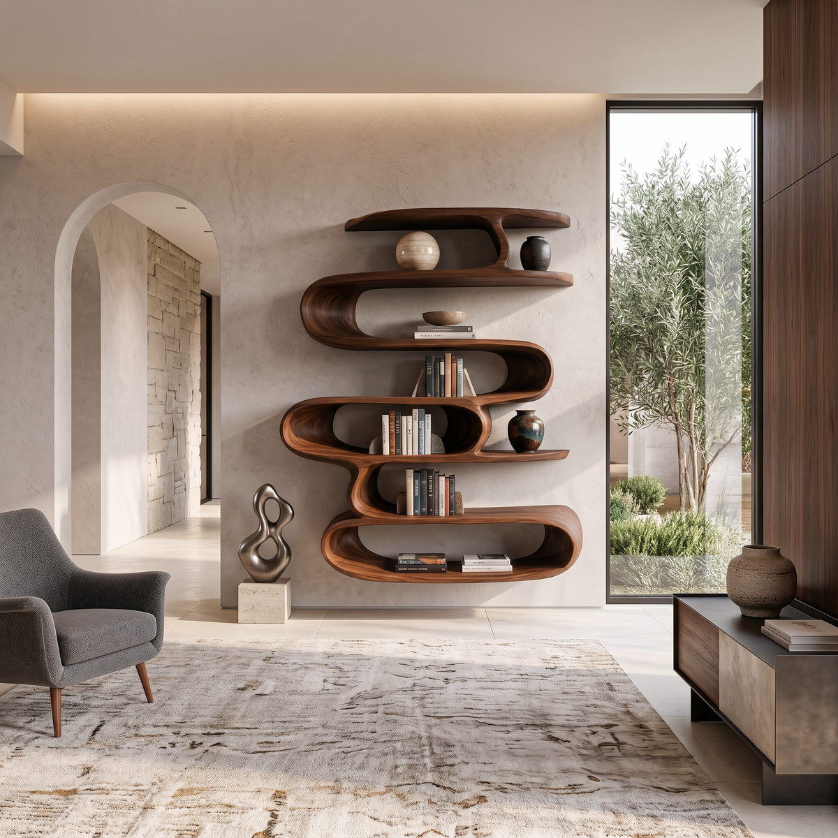 Elegant Wall-Mounted Shelf For Modern Home Decor - view 6