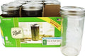 Ball Wide Mouth Glass Mason Canning Jars With Lids, 24 Oz, 9 Pack