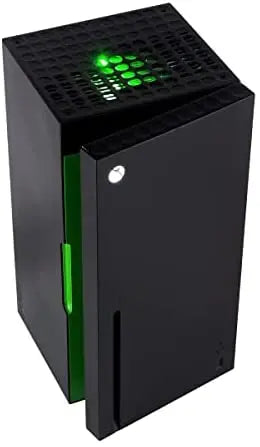 Xbox Official Gear Series X Thermoelectric Mini Fridge Cooler, 10L, 12 Can Holder, USB Port, AC/DC Powered