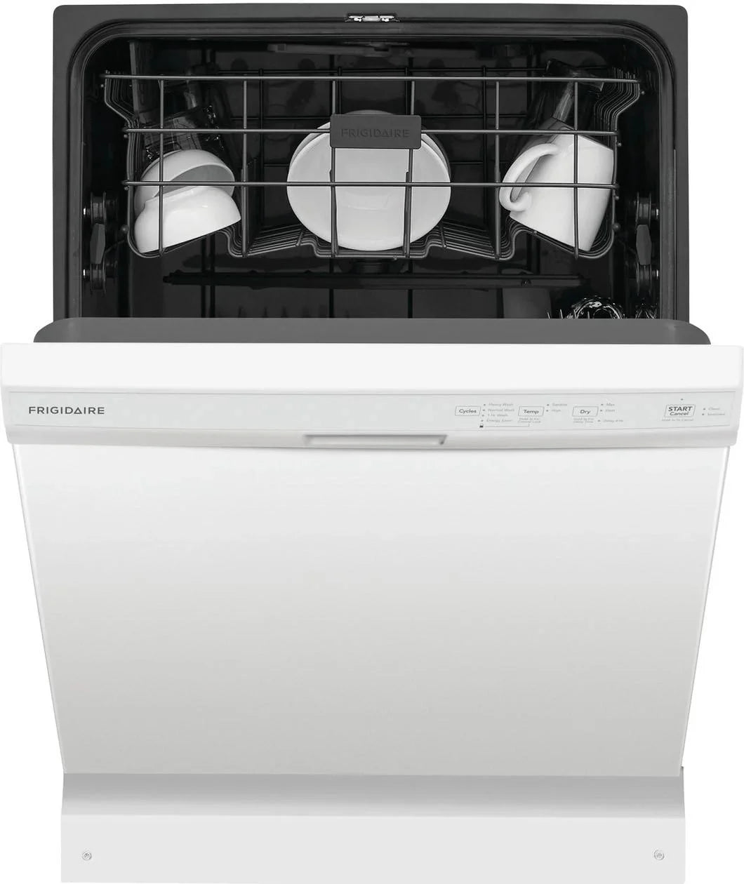 FRIGIDAIRE Built-In Dishwasher, 24 in, White - FDPC4314AW