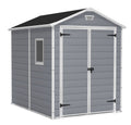 Keter Manor DD 6 X 8 Foot Outdoor Storage Shed, Grey - 213413