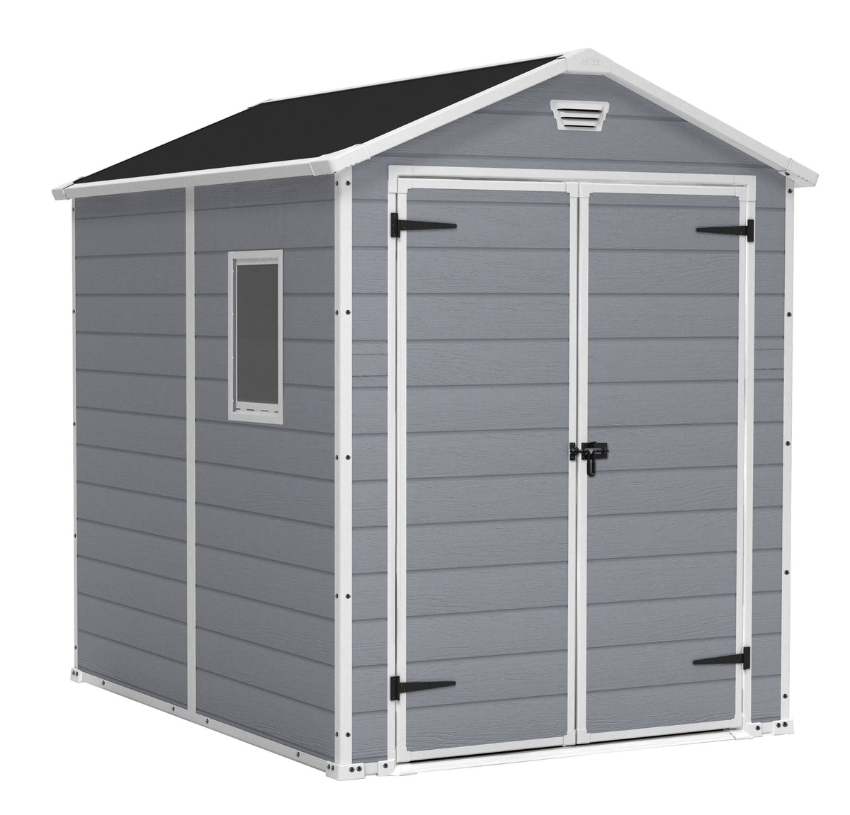 Keter Manor DD 6 X 8 Foot Outdoor Storage Shed, Grey - 213413
