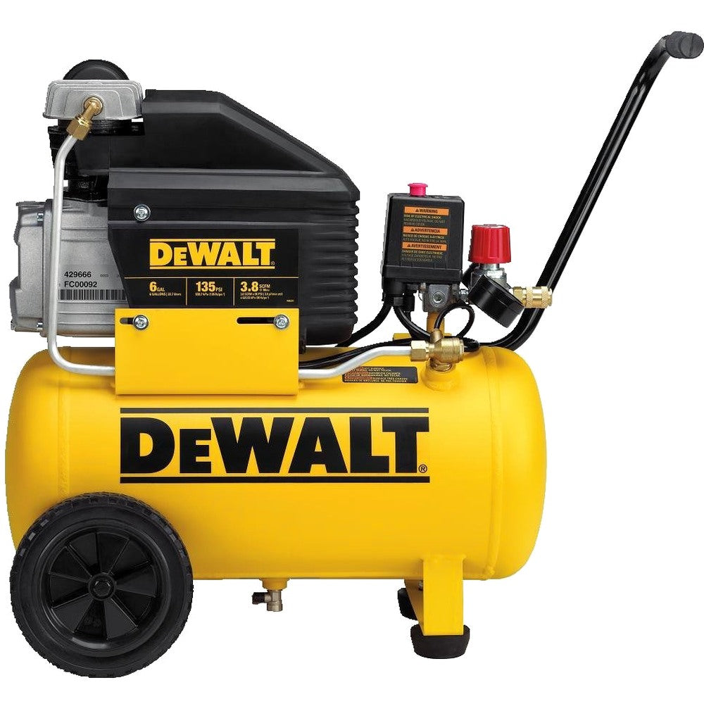 6 Gallon Horizontal Portable Electric Air Compressor
