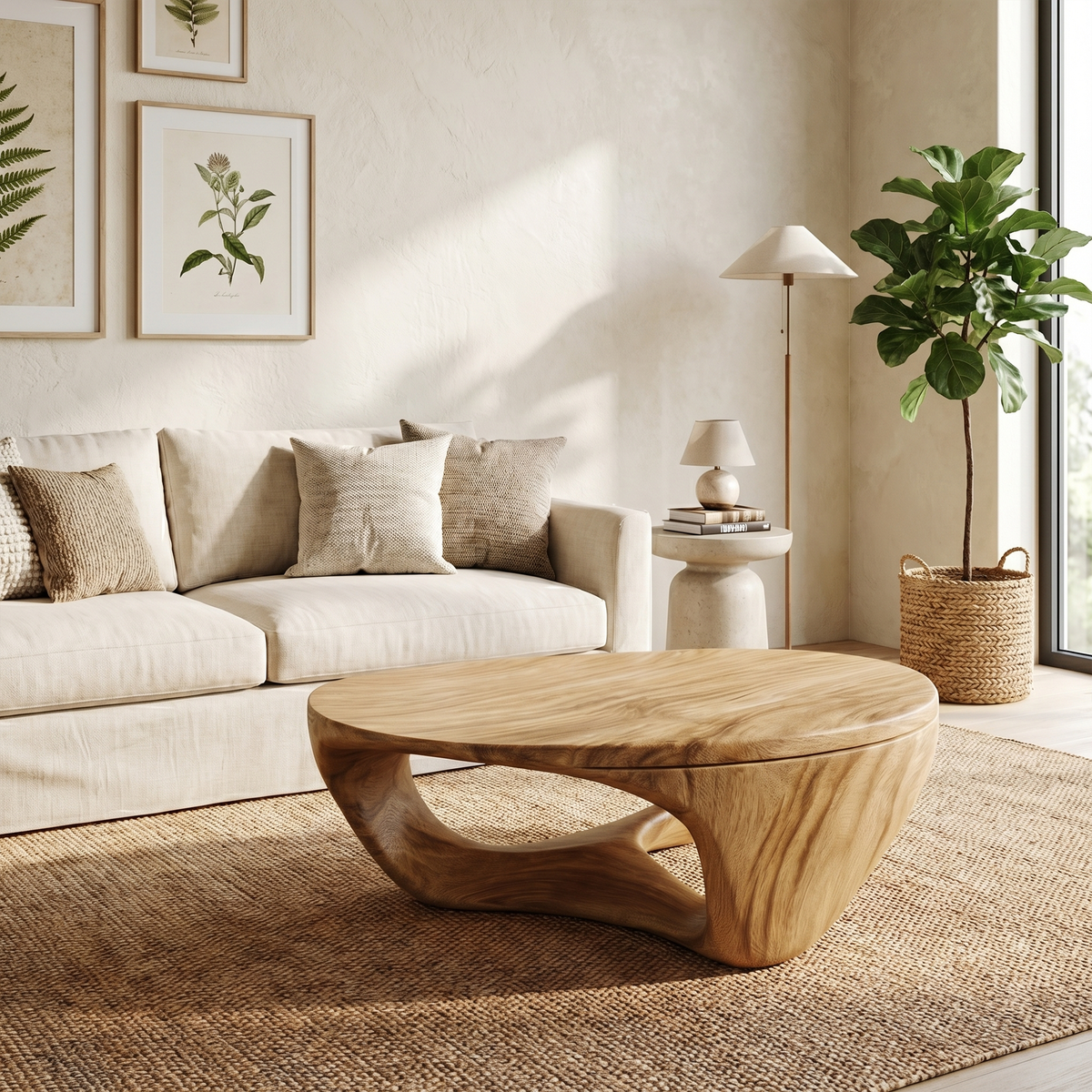 Contemporary Sculptural Coffee Table For Living Room And Lounge - view 5