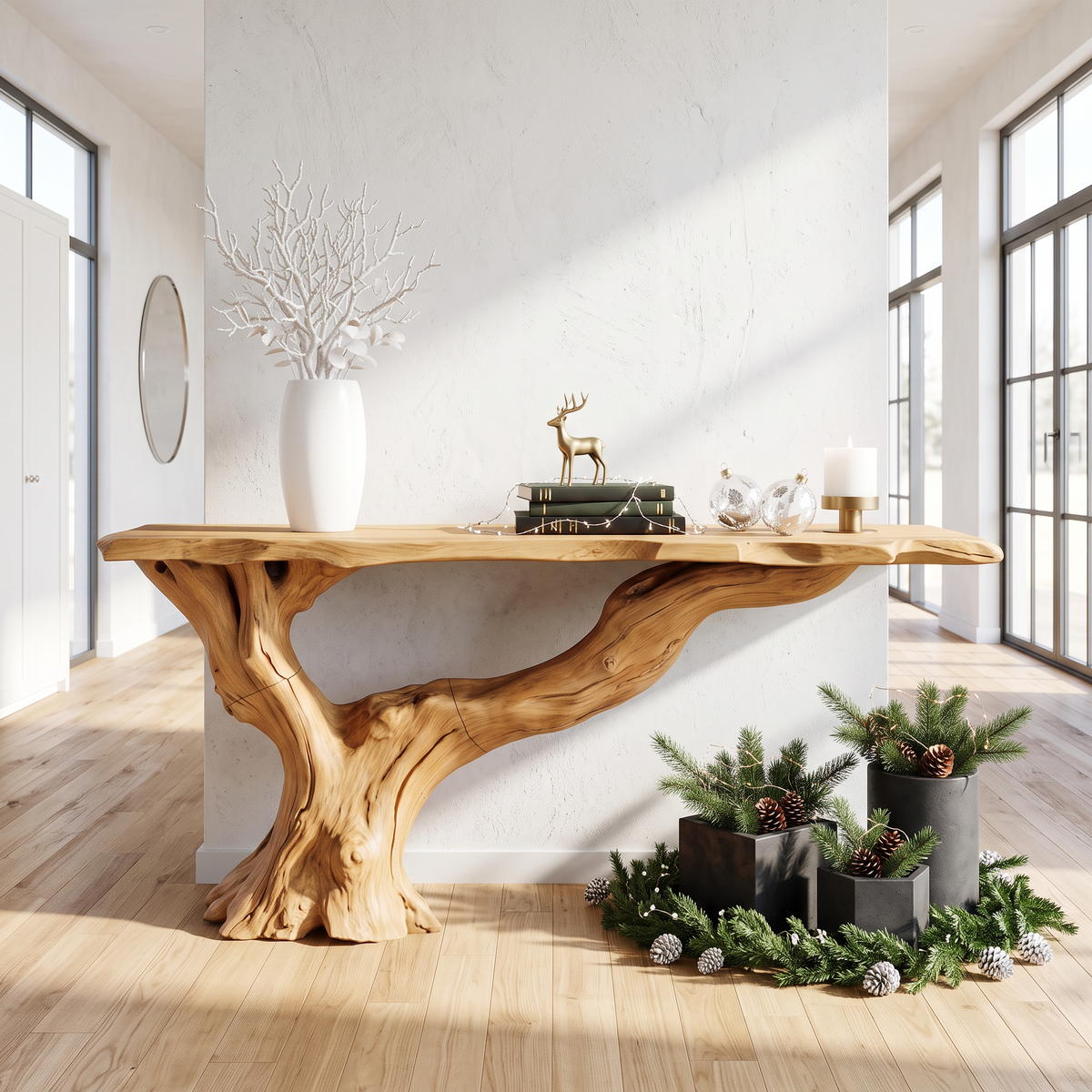 Console Table Solid Wood Farmhouse Entryway Gift - view 5