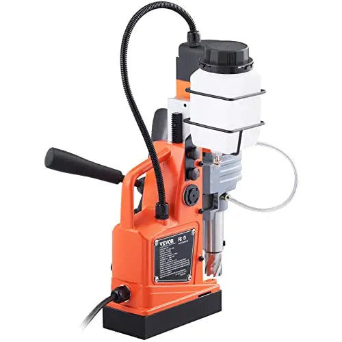 VEVOR Magnetic Drill Press, 1300W, 11-Piece Drill Bit Set