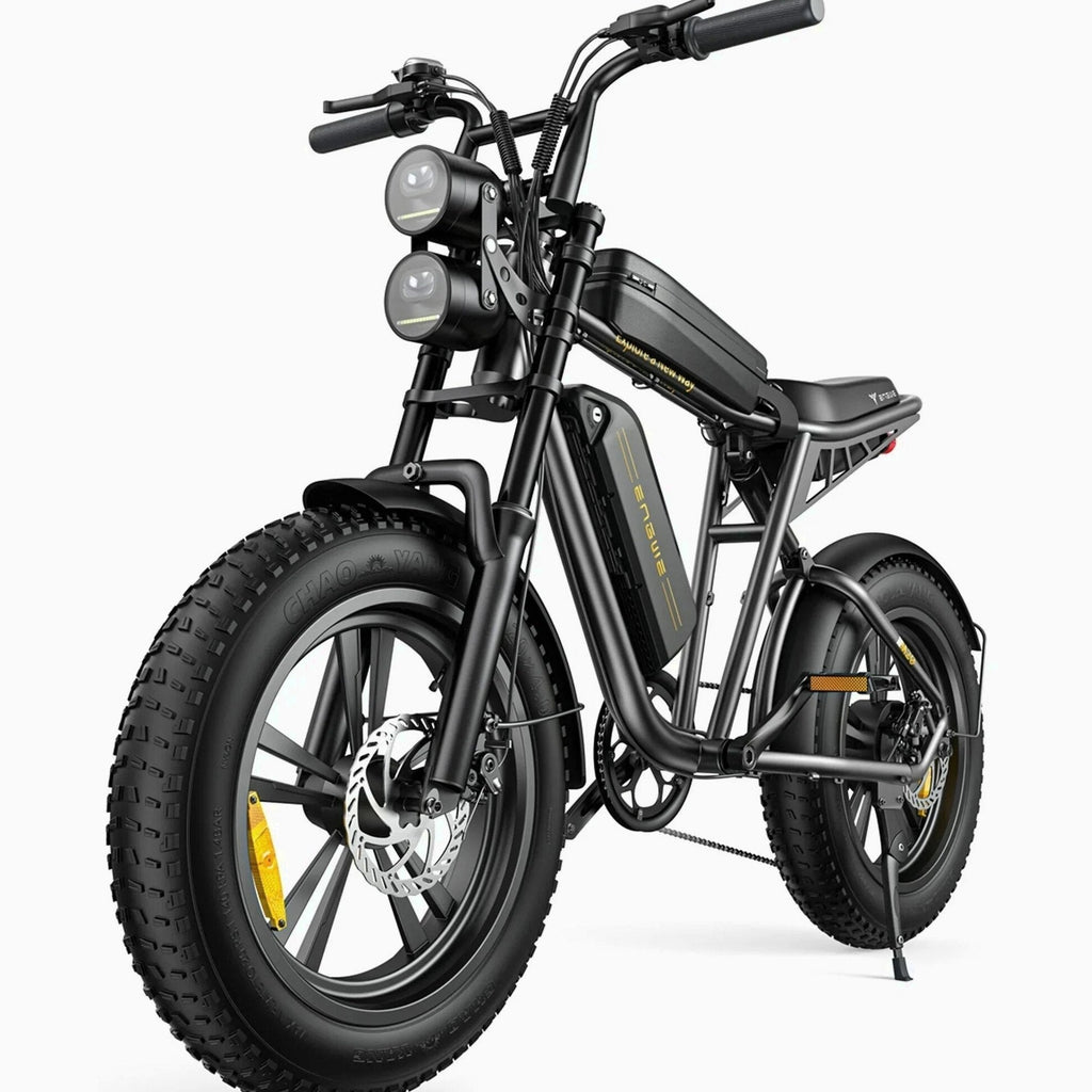 AKEZ Retro Electric Bike 1000W, 28 mph, 94 Miles, 20 inch x 4.0 inch Fat Tires
