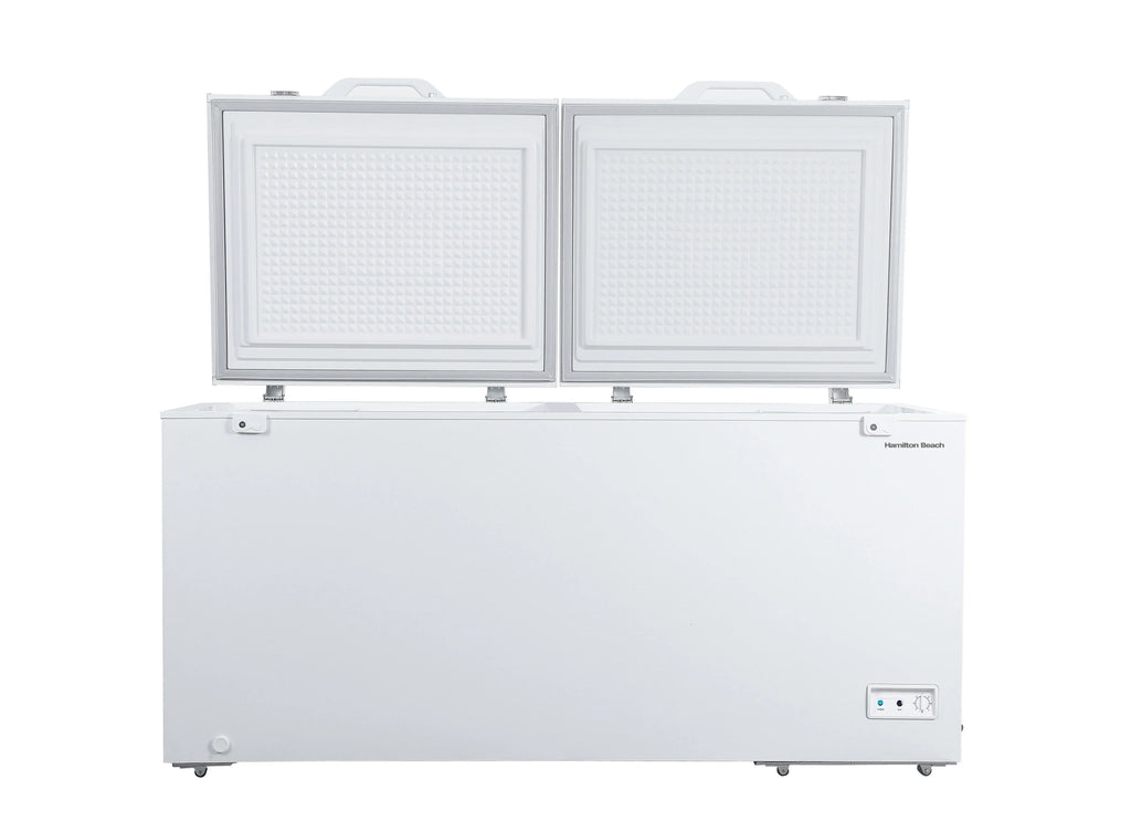 Hamilton Beach 17 Cu. Ft. Chest Freezer, Double Door, White - HBFRF1749